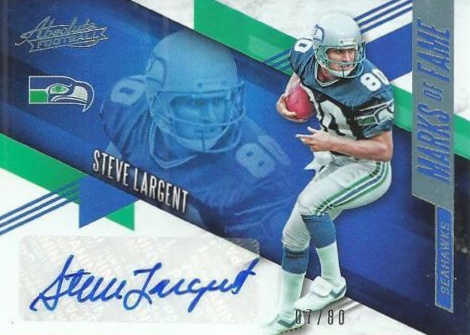 Steve Largent sets all-time reception record