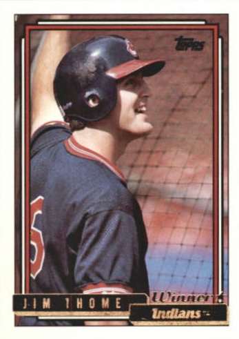 Jim Thome Cleveland Indians 1991 Upper Deck Final Edition # 17F Rookie Card