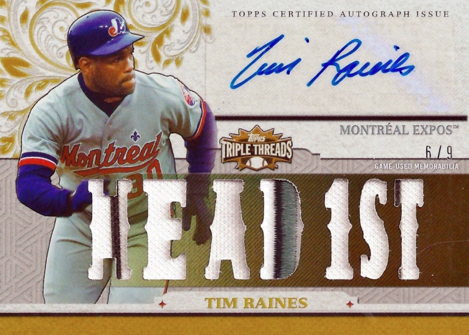 Top Tim Raines Baseball Cards, Rookies, Autographs, Inserts, Ranked List