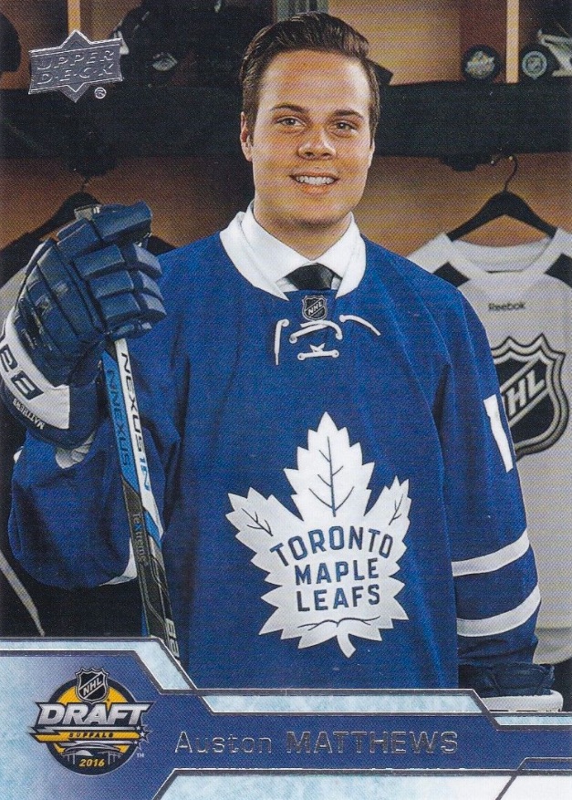 AUSTON MATTHEWS Rookie card RC2015 USA Team Hockey Toronto Maple