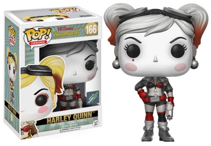 harley quinn pink and white funko pop