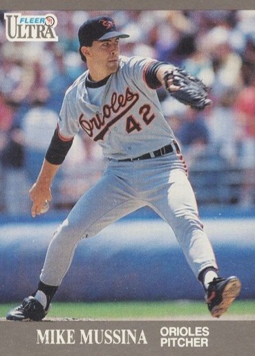 mike mussina autographed baseball