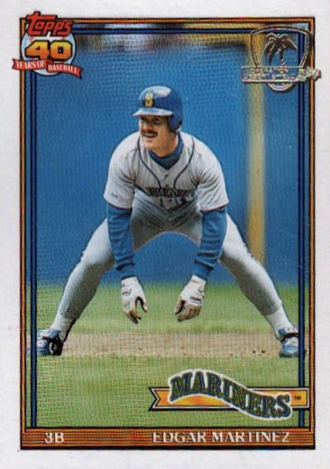 1989 DONRUSS EDGAR MARTINEZ RC ROOKIE CARD