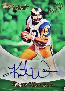 Top Kurt Warner Cards, Rookie Cards, Autographs, Best Ranked, Valuable