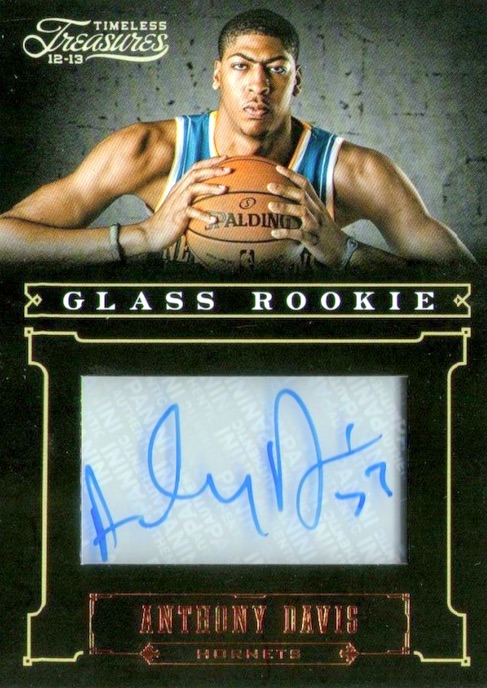 Anthony Davis Autographed Rookie Card Auction