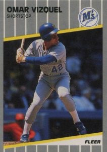 Omar Vizquel 1993 Topps Gold #68 Seattle Mariners