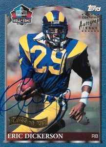 Eric Dickerson Los Angeles Rams Autographed 1985 Throwback