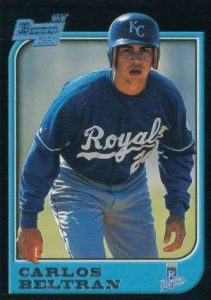 CARLOS BELTRAN Upper Deck MLB Debut ROOKIE CARD Baseball RC Royals Houston  Astro