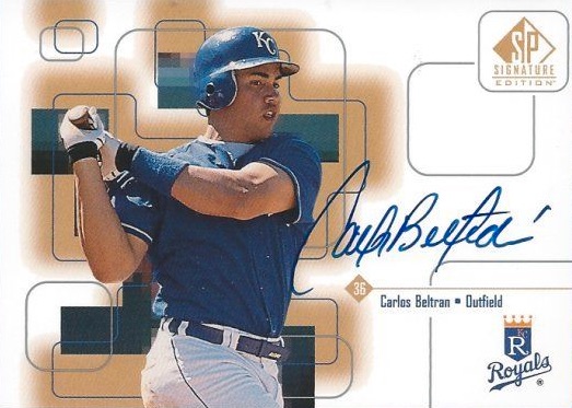 Carlos Beltran Autographed 2004 Upper Deck SP Chirography Card #CA-CB