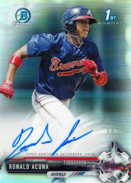 Ronald Acuna Jr 2019 Topps Baseball Collector Series Autograph Card PSA/DNA  10