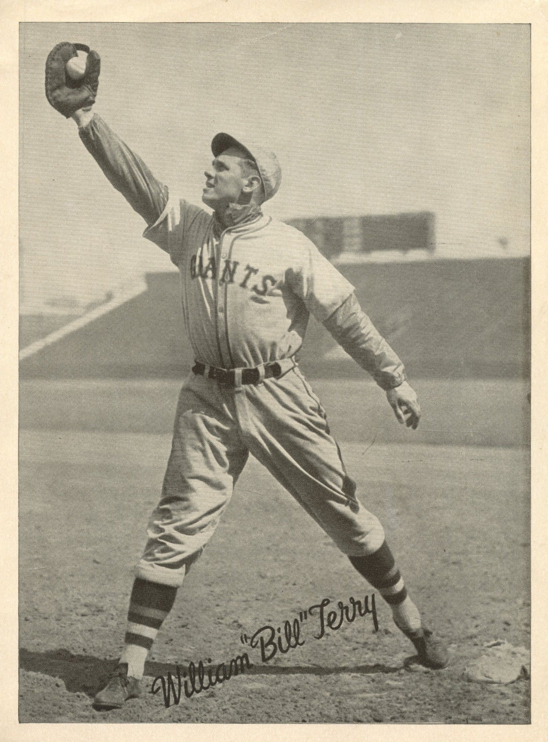 Bill Terry 1934 NEW YORK GIANTS Photo Picture Vintage Baseball 