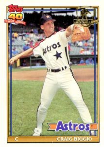 Mike Acosta on X: 6/26/88 Craig Biggio made his MLB debut wearing