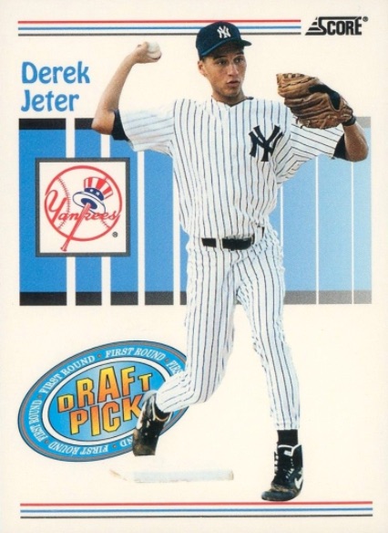 Derek Jeter 1992 Score Select Draft Pick Baseball Rookie Card (RC) #360  (New York Yankees)