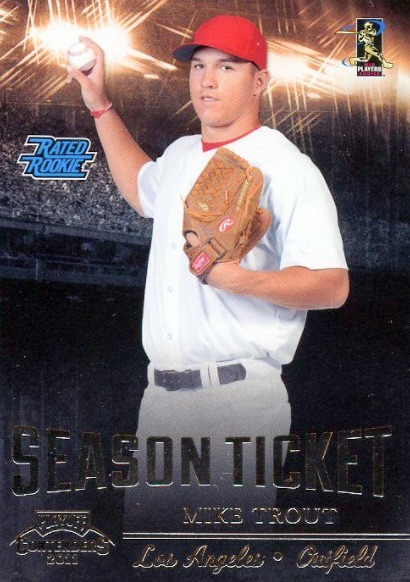 2 Different Mike Trout Minor Custom ACEO High School/Minor League Rookie  Cards