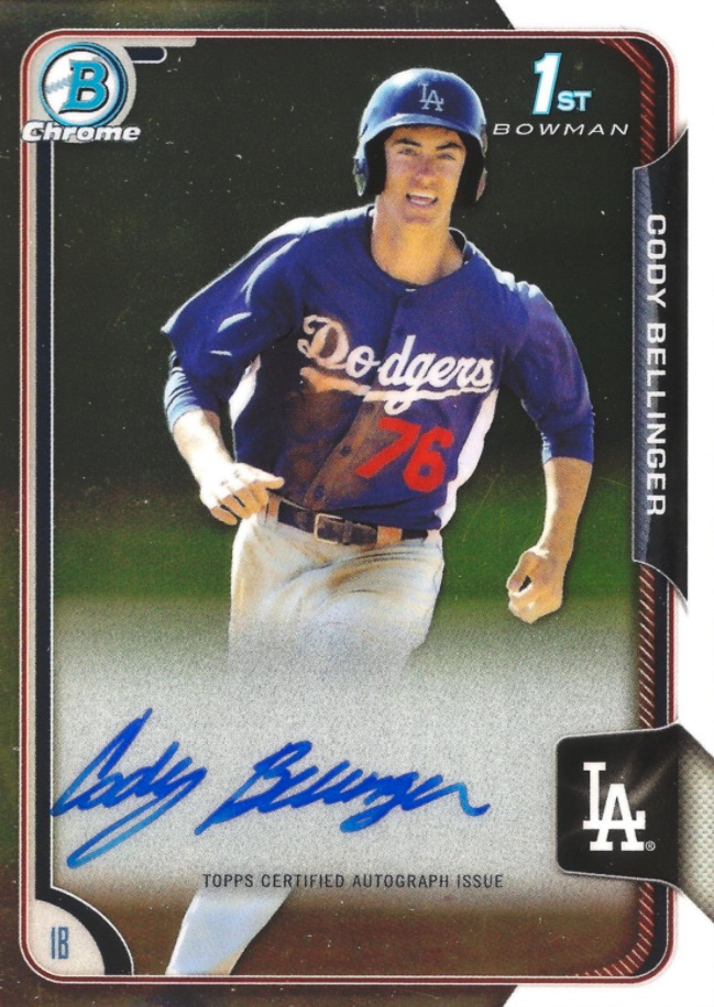 2017 Bowman Chrome Cody Bellinger Rookie Card Los Angeles Dodgers