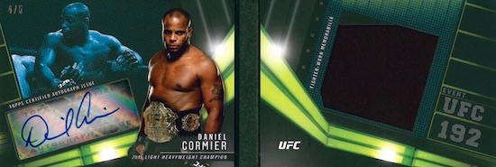 2017 Topps UFC Knockout Checklist, Set Info, Boxes for Sale, Reviews