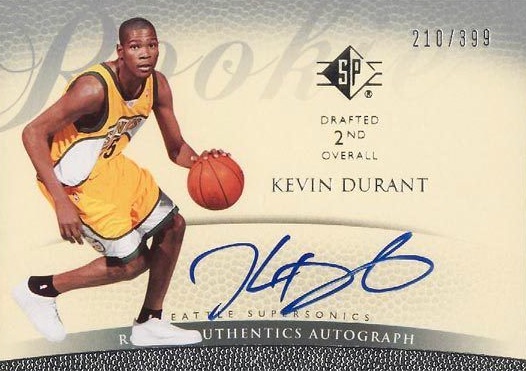 Lot Detail - Kevin Durant 2007-08 Upper Deck Exquisite Collection