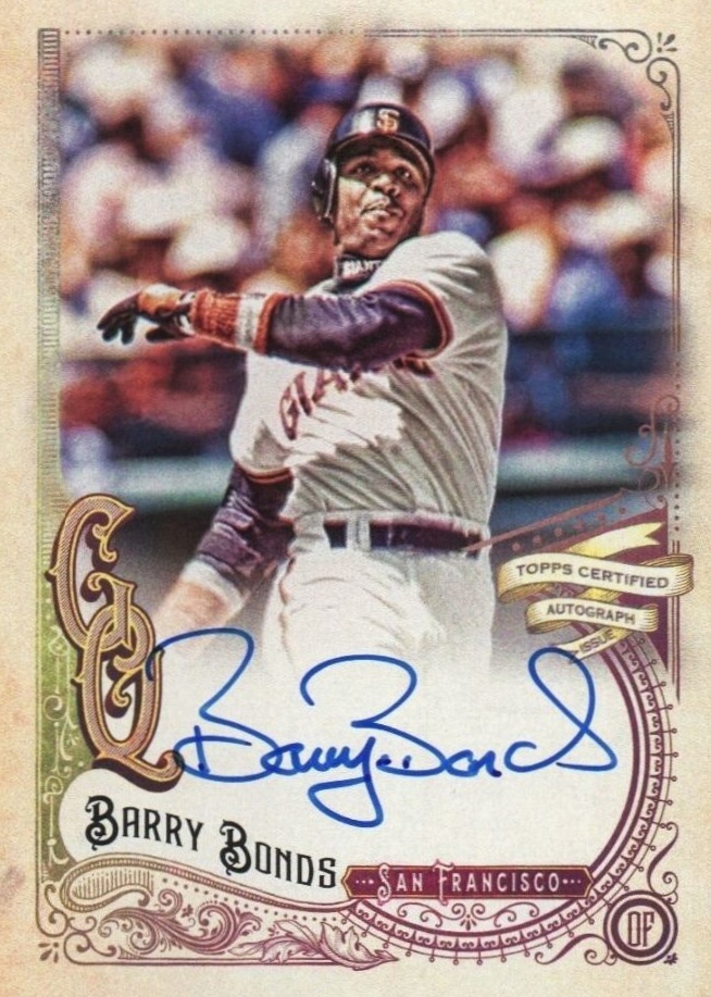 Barry Bonds Autographed 1987 Topps Rookie Card #320 Pittsburgh