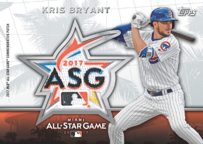 2017 Topps Kris Bryant MLB Independence Day Silhouetted Batter Logo Pa