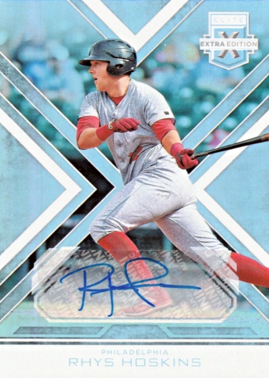  Rhys Hoskins Rookie Card Rookie Revelations Insert