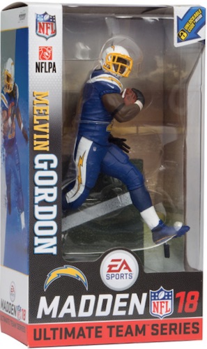 McFarlane Toys EA Sports Madden NFL 18 Ultimate Team Tom Brady New England  Patriots Action Figure Color Rush Uniform Chase Variant