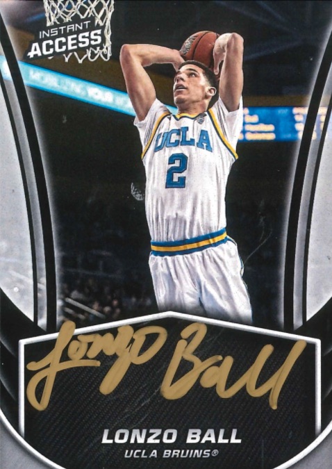 2017-18 Panini Donruss Basketball #199 Lonzo Ball Rookie Card