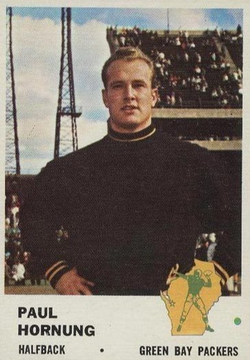 Paul Hornung 1959 Topps Green Bay Packers Football Card – KBK Sports