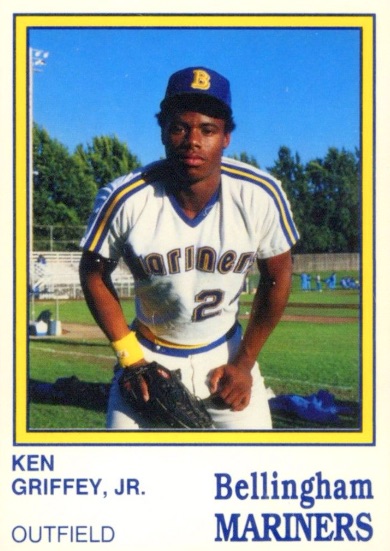 1987 BELLINGHAM MARINERS FACTORY SET KEN GRIFFEY Jr. PRE- ROOKIE