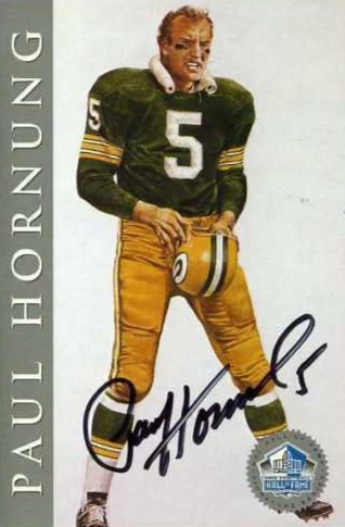 Paul Hornung 1959 Topps Green Bay Packers Football Card – KBK Sports