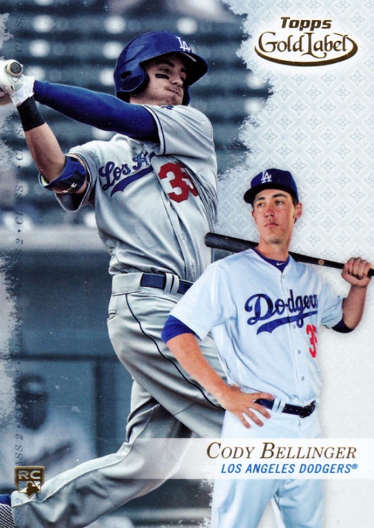 CODY BELLINGER Rookie Card RC - 2017 Leaf #02 - Dodgers