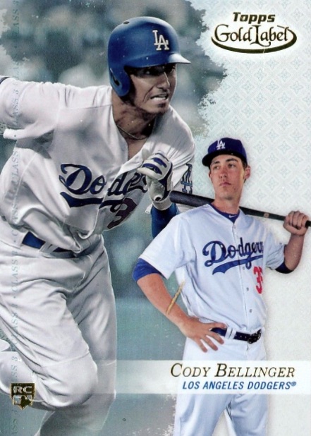 CODY BELLINGER Rookie Card RC - 2017 Leaf #02 - Dodgers