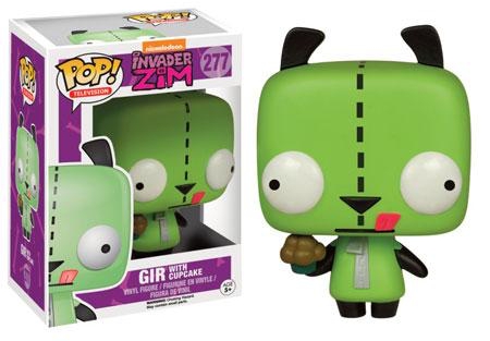 funko pop zim and gir on the pig