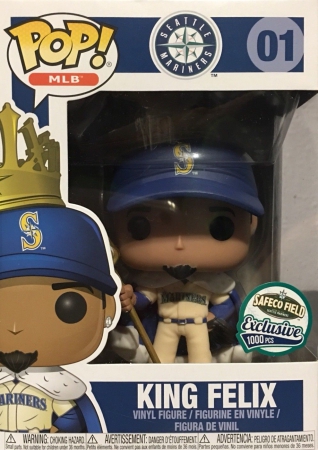 Funko Pop! Sports MLB Felix Hernandez King Felix Safeco Field Exclusive  Figure #01 - US