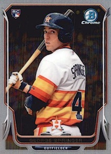 George Springer Rookie Cards Checklist, Gallery, Top Prospects, Buying