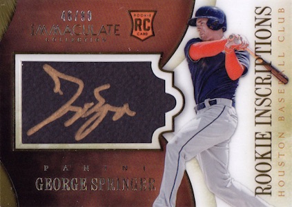 George Springer Rookie Card Checklist, Gallery, Buying Guide, Info