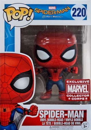 funko pop iron man spider man homecoming