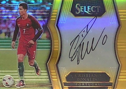 Cristiano Ronaldo Real Madrid Autographed 2017 Panini