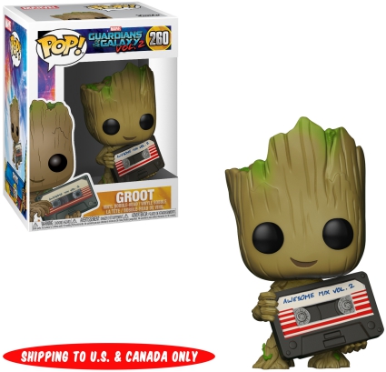 Funko Pop Marvel: Guardians of the Galaxy Vol. 2 - Star Lord Chase Variant  Limited Edition Vinyl Figure (Bundled with Pop Box Protector Case)