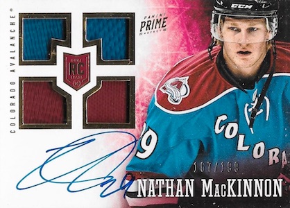 nathan mackinnon autographed jersey