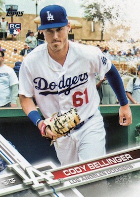 Cody Bellinger Rookie Debut 2017 Topps Update #US214 Dodgers ROY