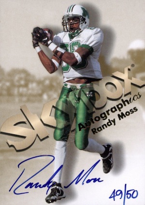 Randy Moss Minnesota Vikings Autographed 1998 Topps #A1