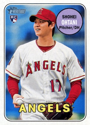 2018 Shohei OHTANI Rookie Reprint Card RP #bcra-so Los Angeles Angels –