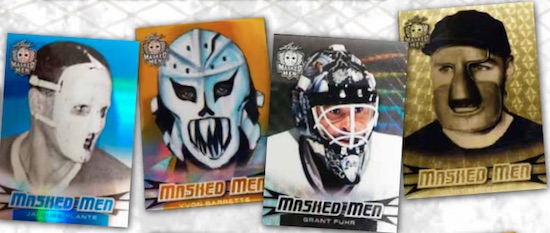 2017-18 Leaf Masked Men Hockey