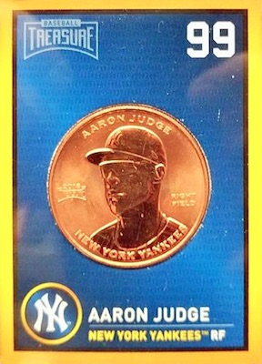 2018 Baseball Treasure MLB Coins