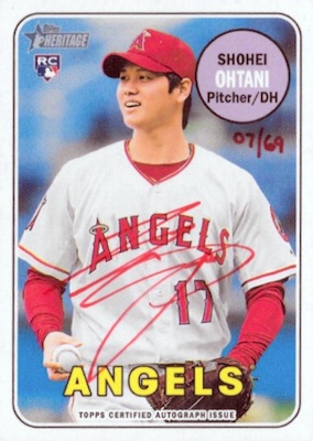 2018 Topps - 1983 Topps Design Autographs #83A-SO - Shohei Ohtani