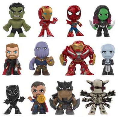 avengers bobble head set