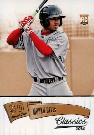 Mookie Betts 2020 CLASSICS SIGNIFICANT SIGNATURES RC