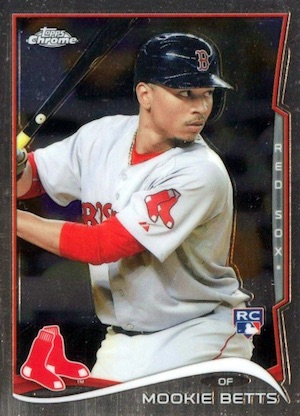 Mookie Betts 2014 Donruss The Rookies #50 RC