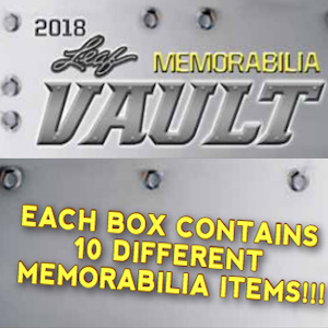 2018 Leaf Memorabilia Vault