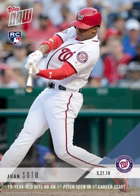 Juan Soto Gleyber Torres 2018 Topps Now #323 Only 2769 Made Rookie Car —  Rookie Cards